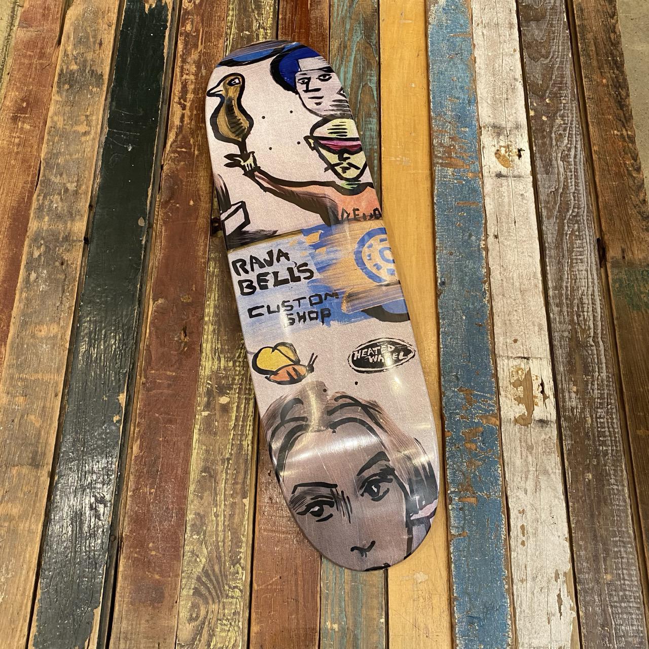 Heated Wheel Raja Bell - 8.75 Egg - Skateboard Deck