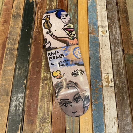Heated Wheel Raja Bell - 8.75 Egg - Skateboard Deck