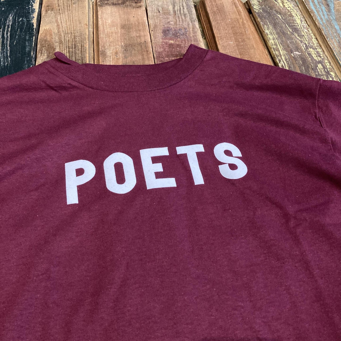 POETS OG FLOCK TEE MAROON