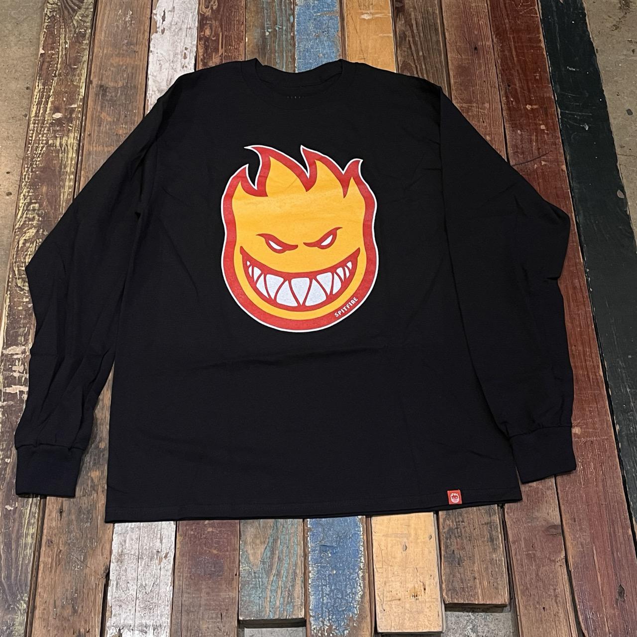 Spitfire Longsleeve Bighead (Black/Gold/Red)