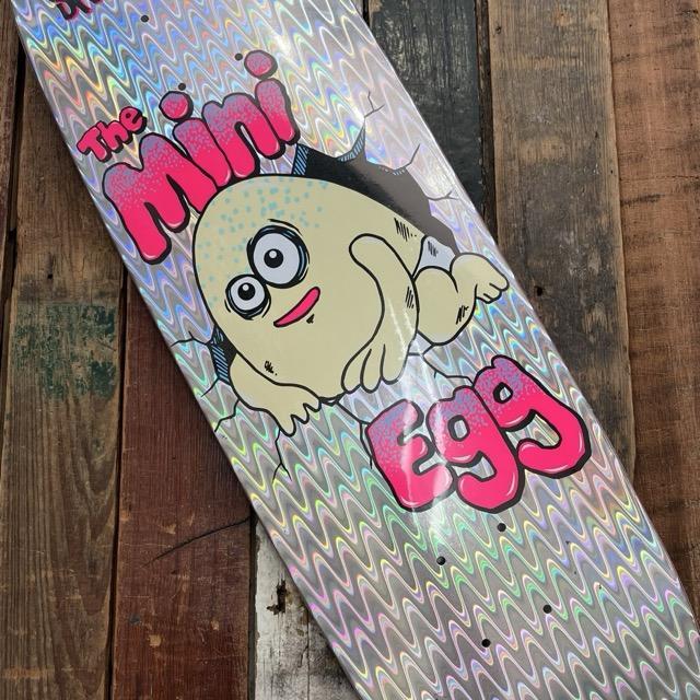 Heroin Skateboards - Mini Egg Holographic Foil Deck 8.38"