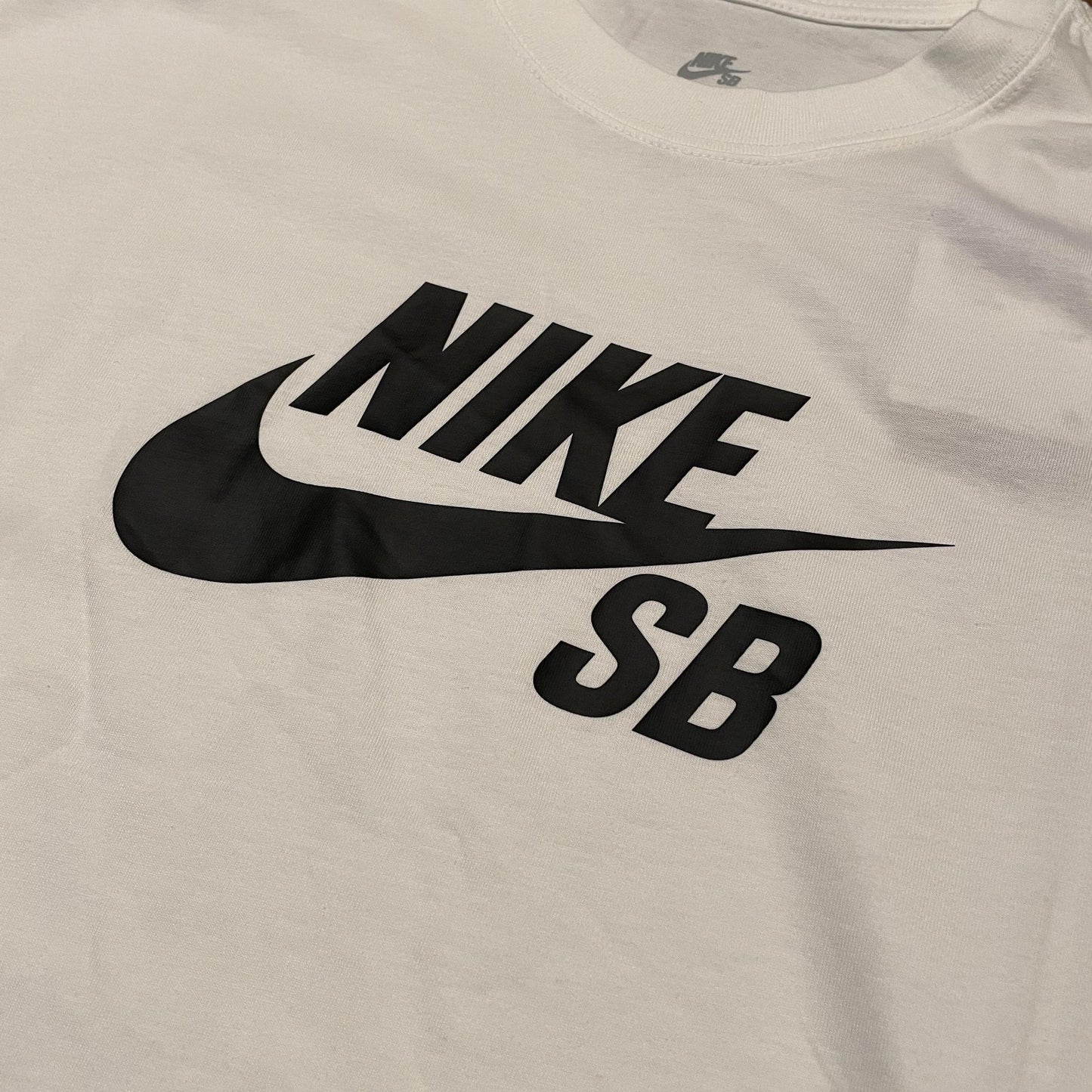 Nike SB Logo Tee White