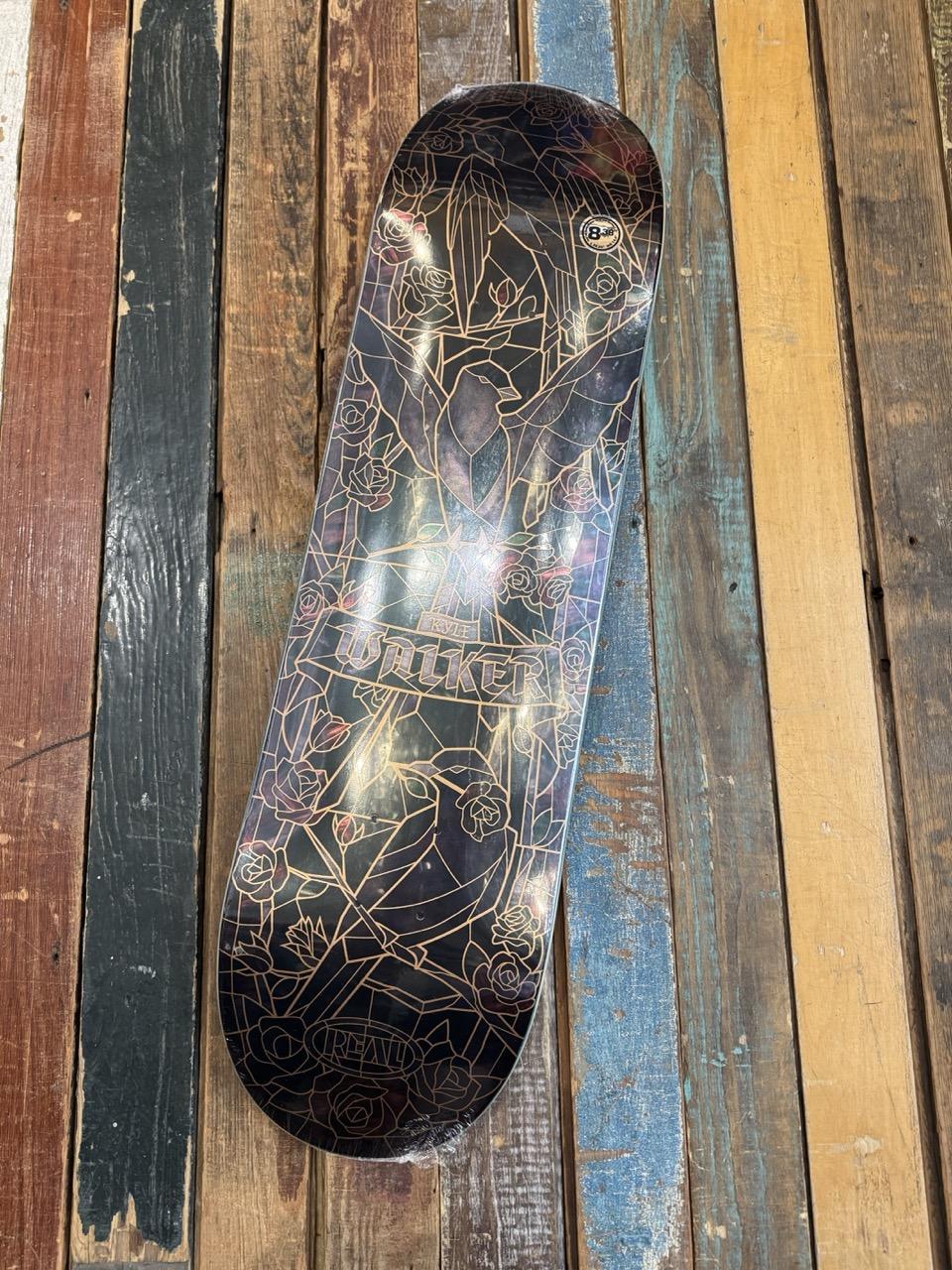Real Skateboards Kyle Walker Black Sun Cathedral 8.38" Deck