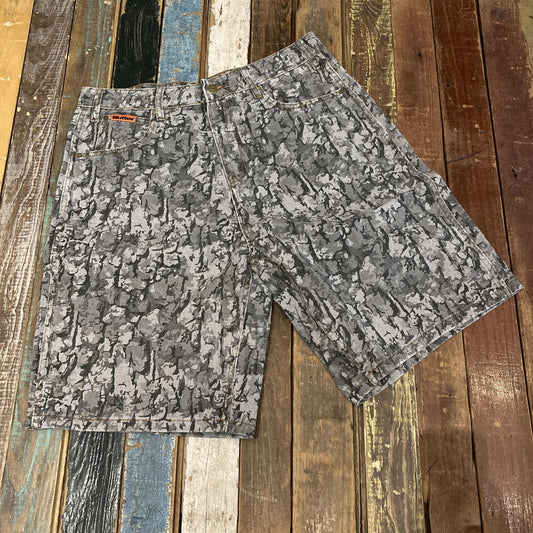 Bark Camo Denim Shorts