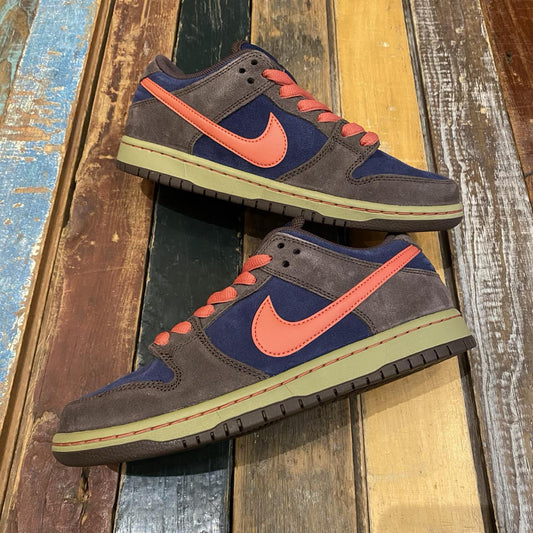 Nike SB Dunk Low (Baroque Brown and Midnight Navy)