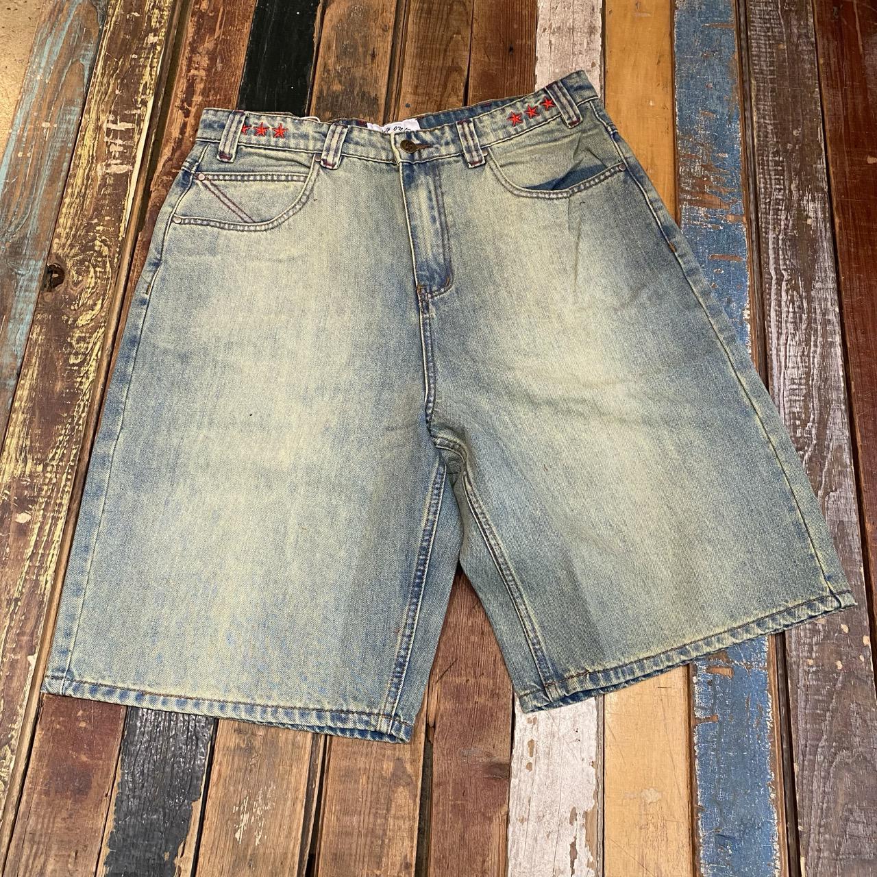 Stars Denim Shorts