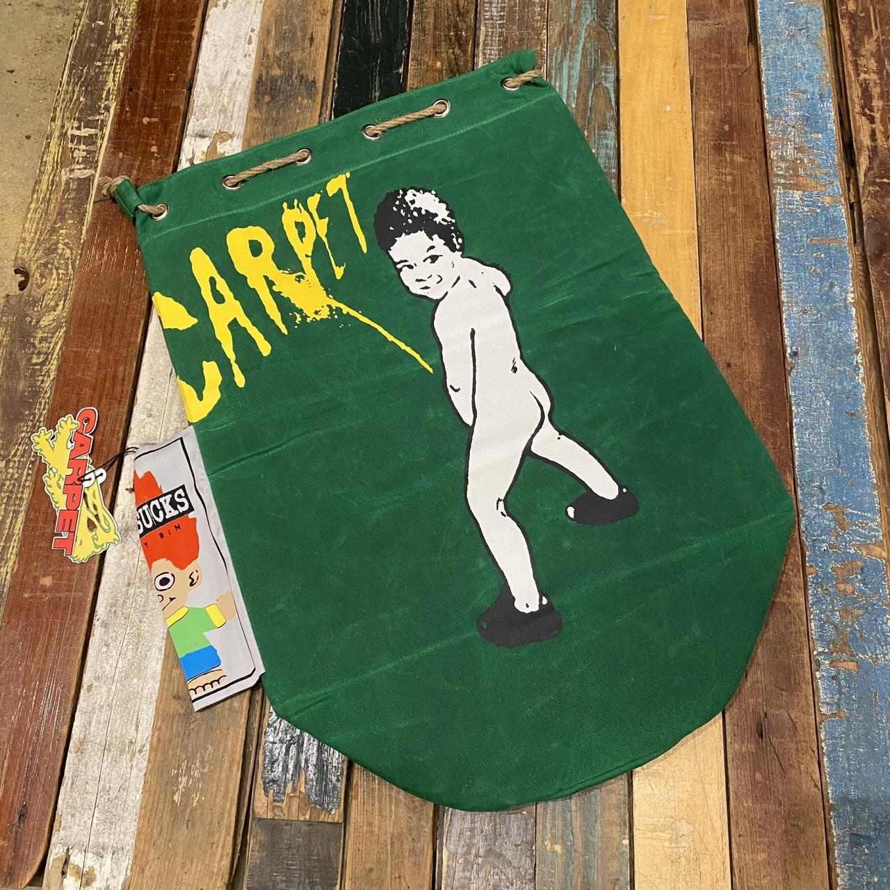 Carpet Company Canvas Laundry Bag - Green