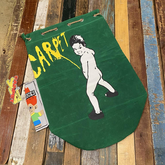 Carpet Company Canvas Laundry Bag - Green