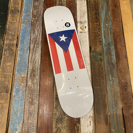 Hardbody Puerto Rican Flag 8.0" Deck
