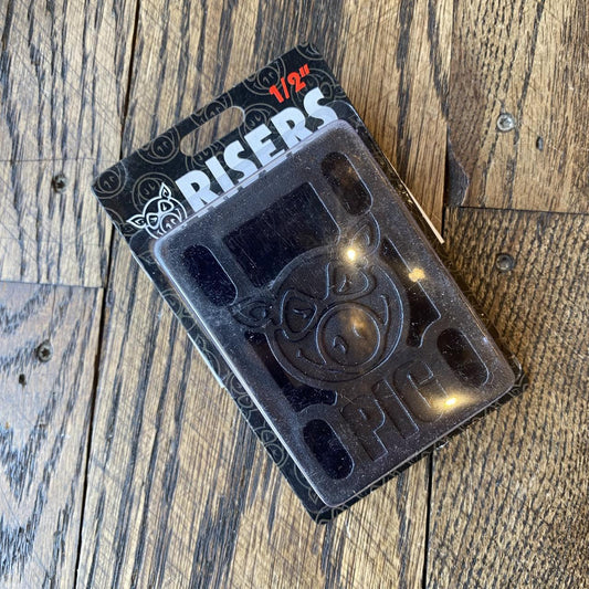 PIG 1/2" HARD RISERS BLACK