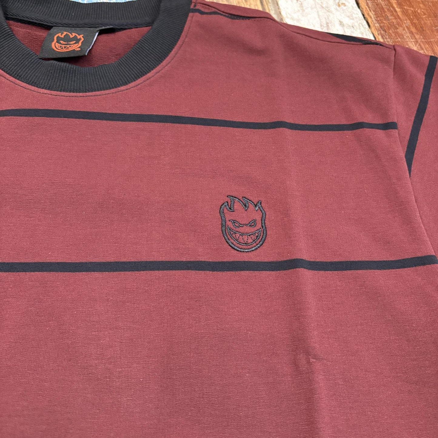 Spitfire Bighead Striped Burgundy/Black
