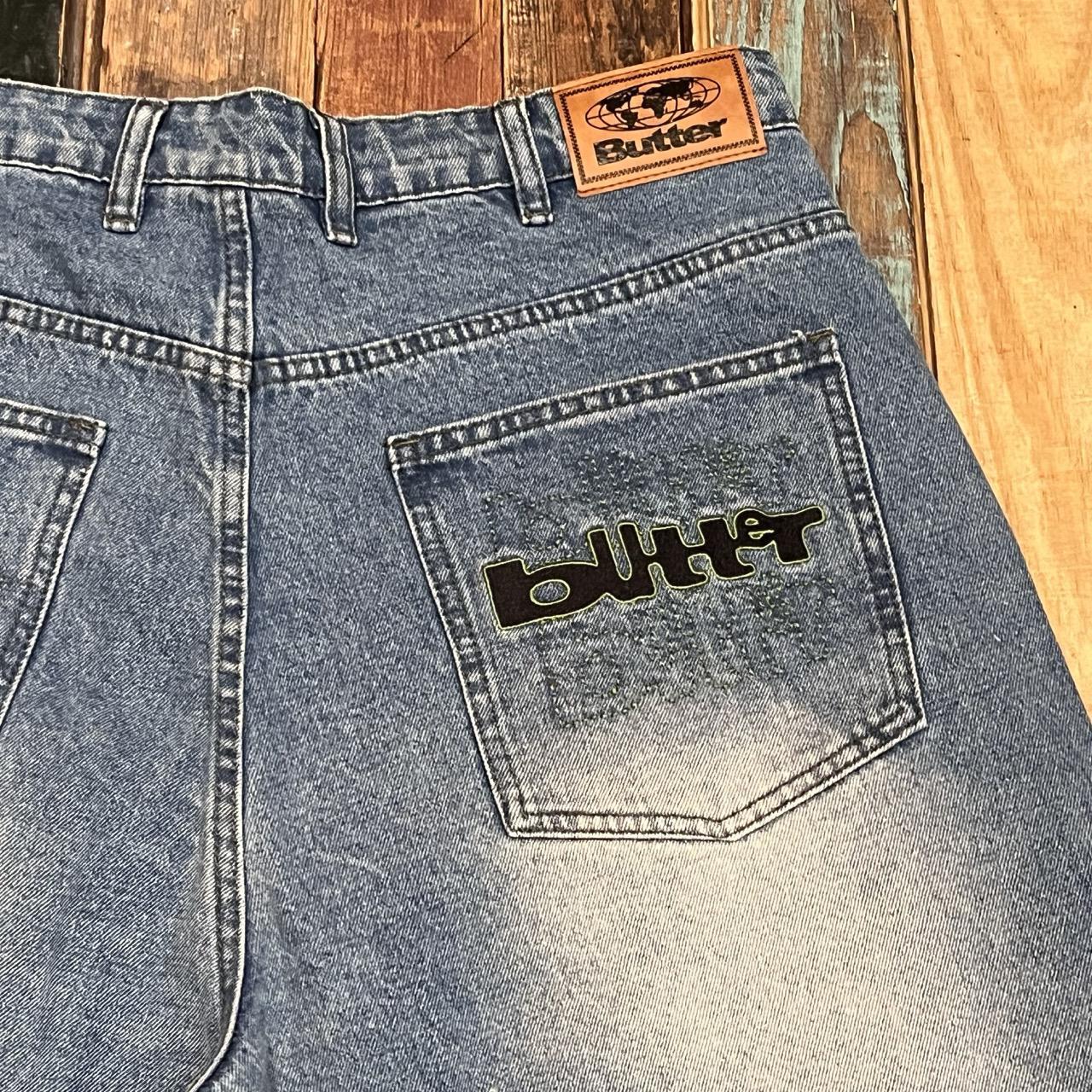 Butter Goods Warped Denim Shorts