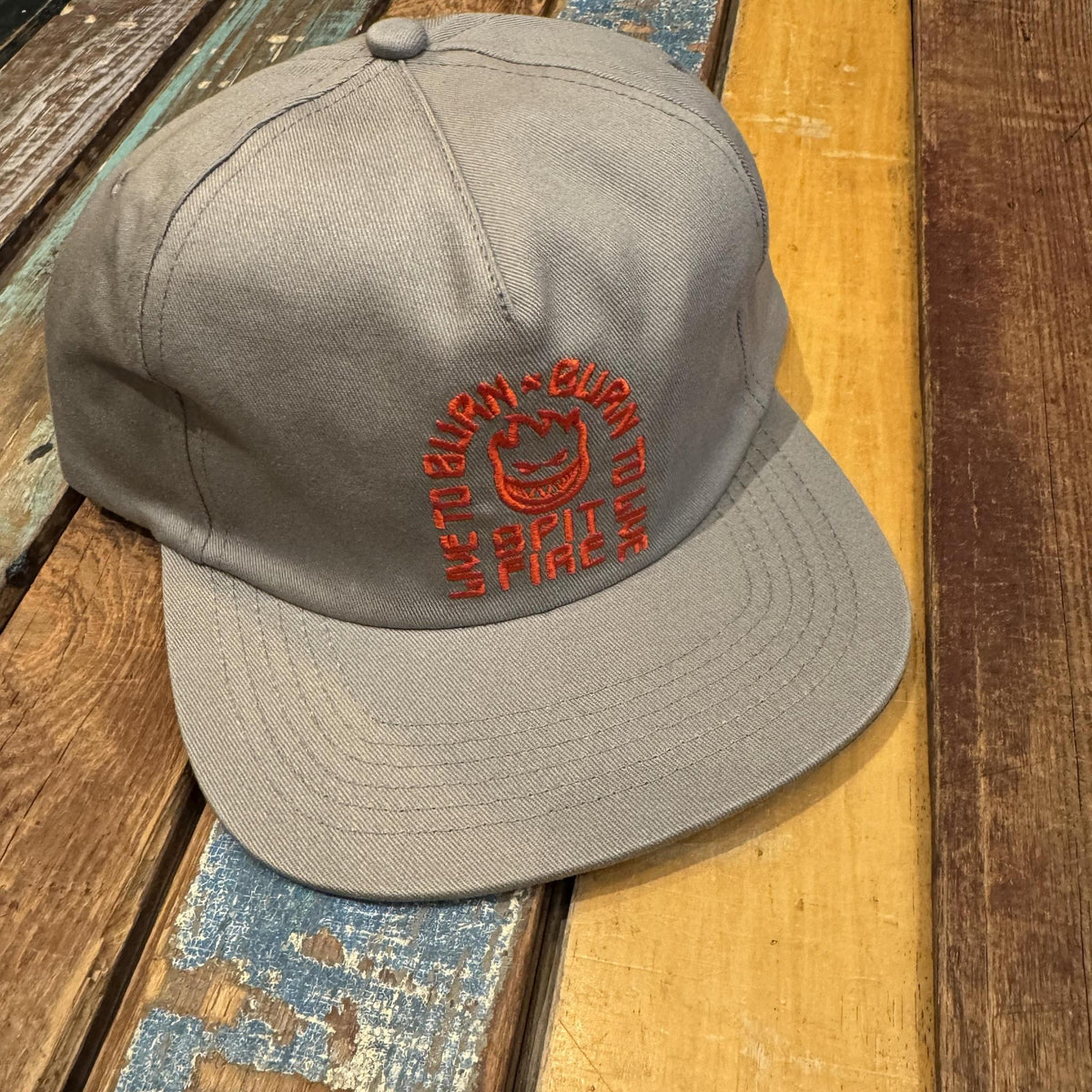Spitfire Live To Burn Arch Snapback Hat