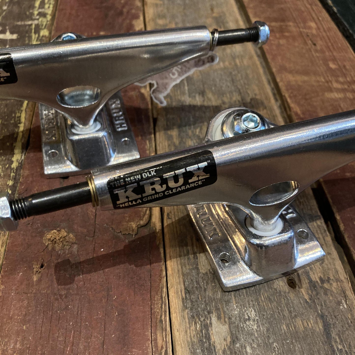 Krux Polished DLK Silver Standard Trucks