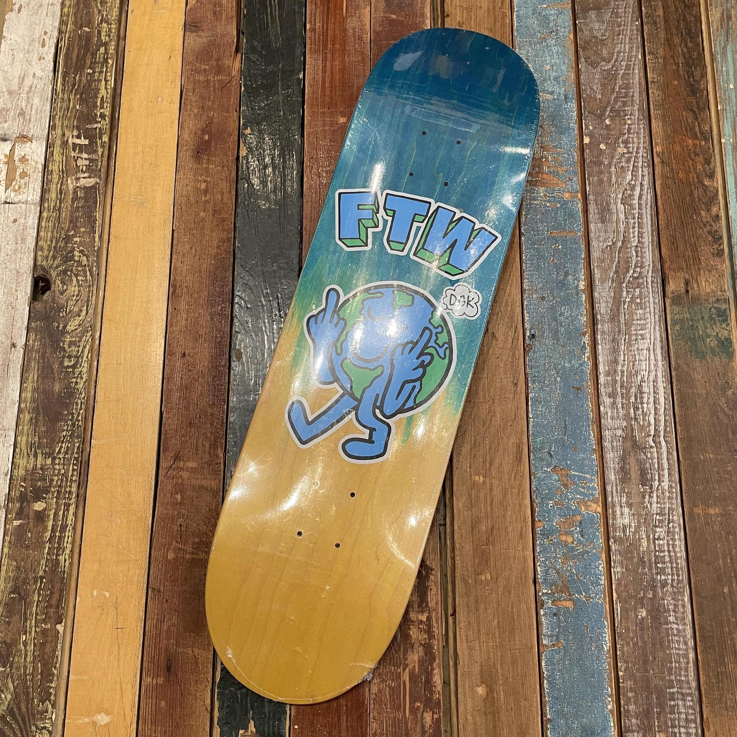 DGK Chaos Deck Blue/Yellow 8.5