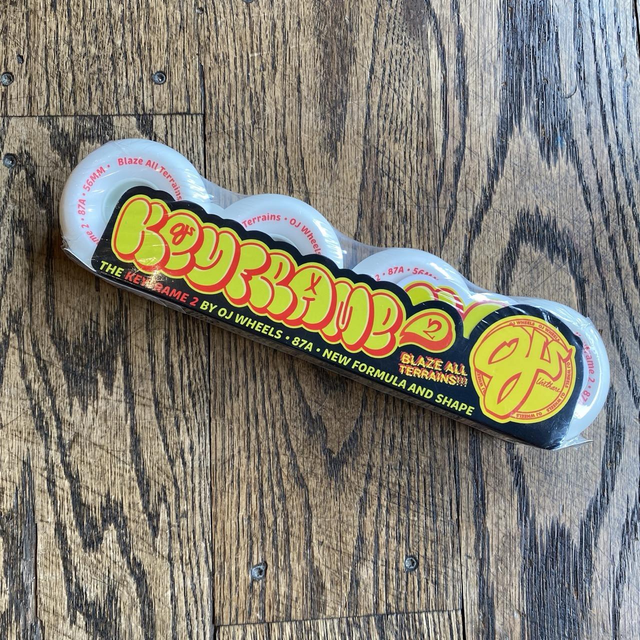 OJ Wheels Keyframe 2 White 87a Duro