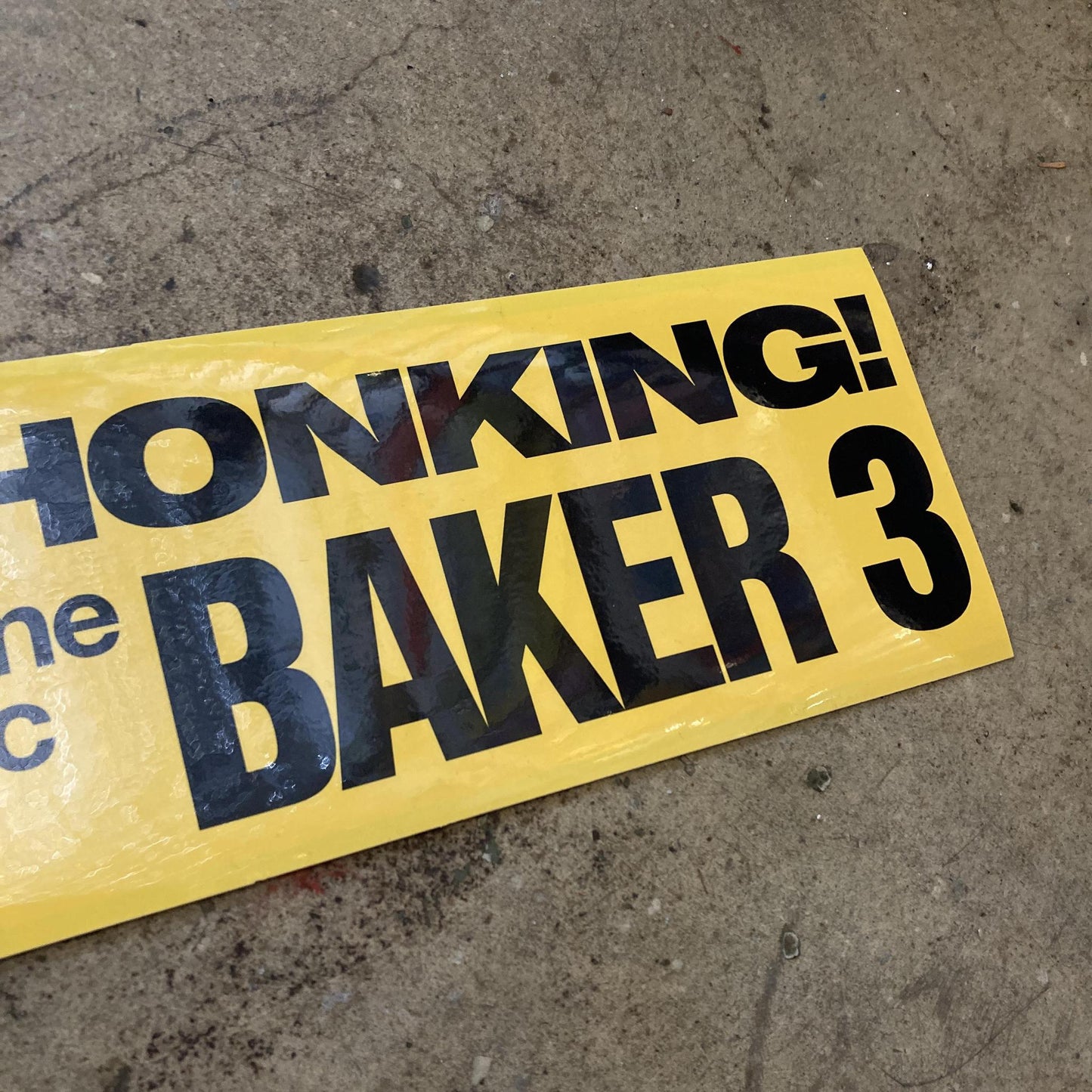 Jenkem Baker 3 Bumper Sticker