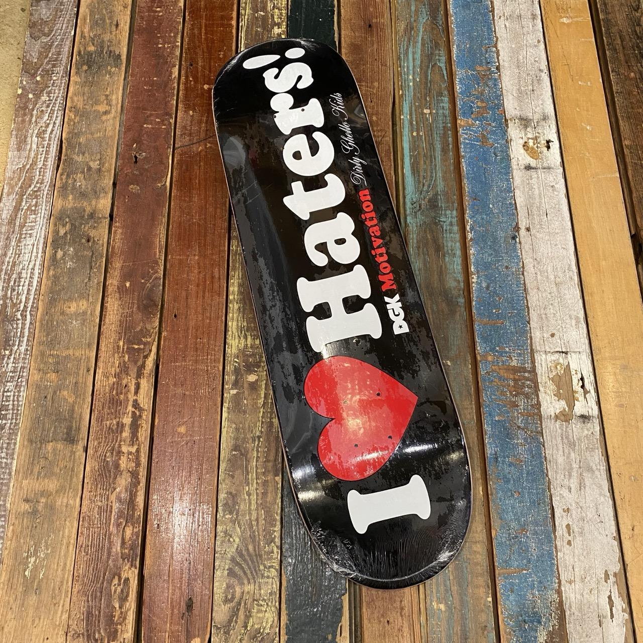DGK Haters Deck Black 8.38"