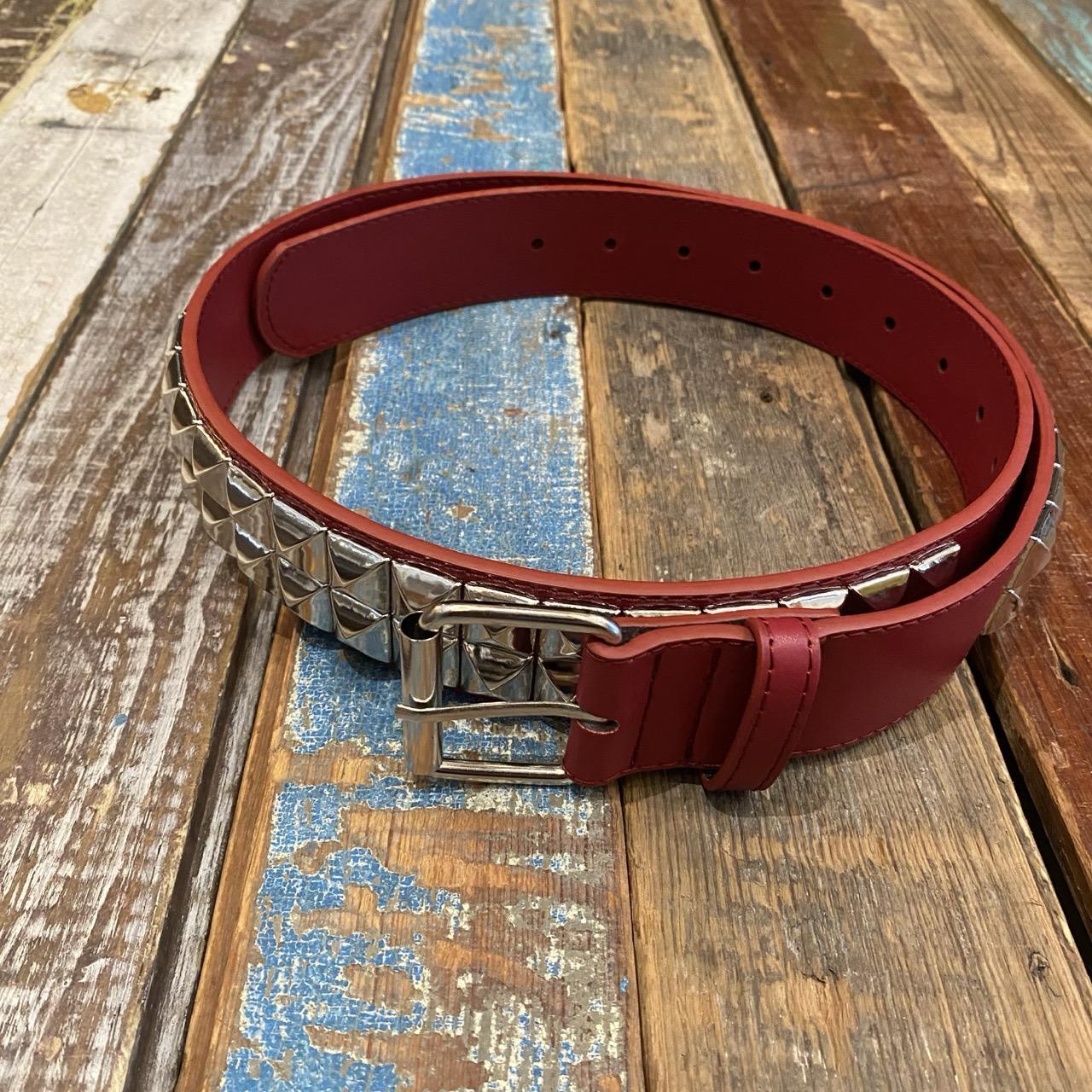 Loosey Maroon Stud Finder Belt