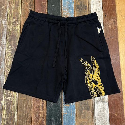 Anti-Hero Sweat Shorts Eagle (Black/Yellow)
