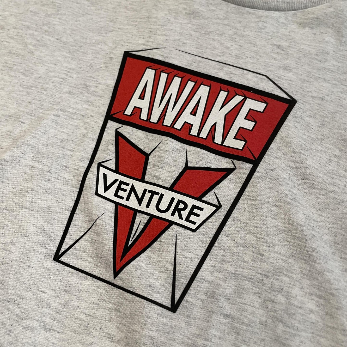 Venture Truck Tee (Ice Grey/Red/White)