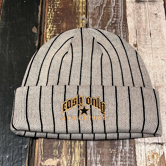 Cash Only Pinstripe Beanie