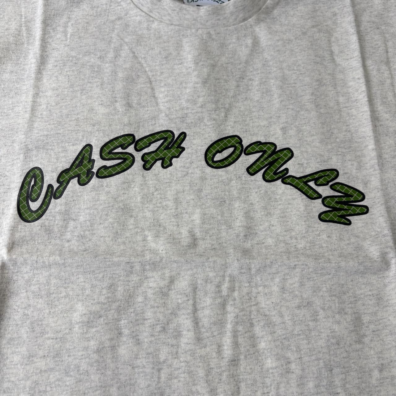 Cash Only Grid Logo Tee