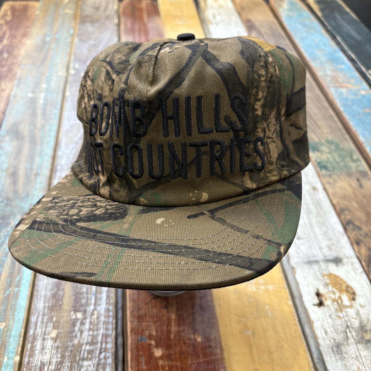 GX1000 Bomb Hills Hat - Camo - 5 Panel Polo Snapback