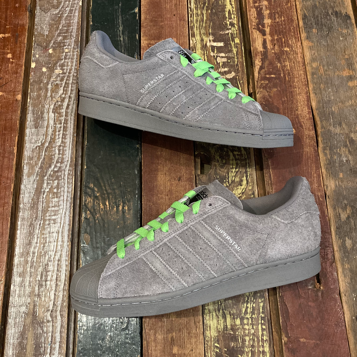 Adidas Superstar ADV Grey/Lime IG7574