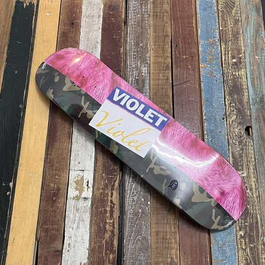Violet Pink Fur and Camo 8.25" Deck