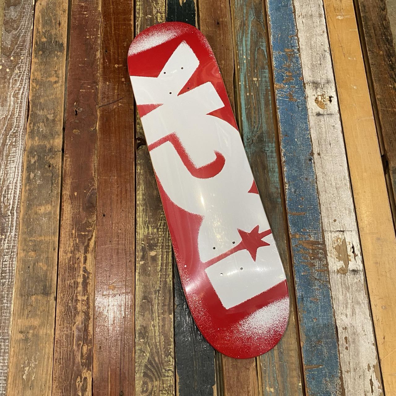 DGK O.G. Logo Deck Red/White - 8.06" Deck