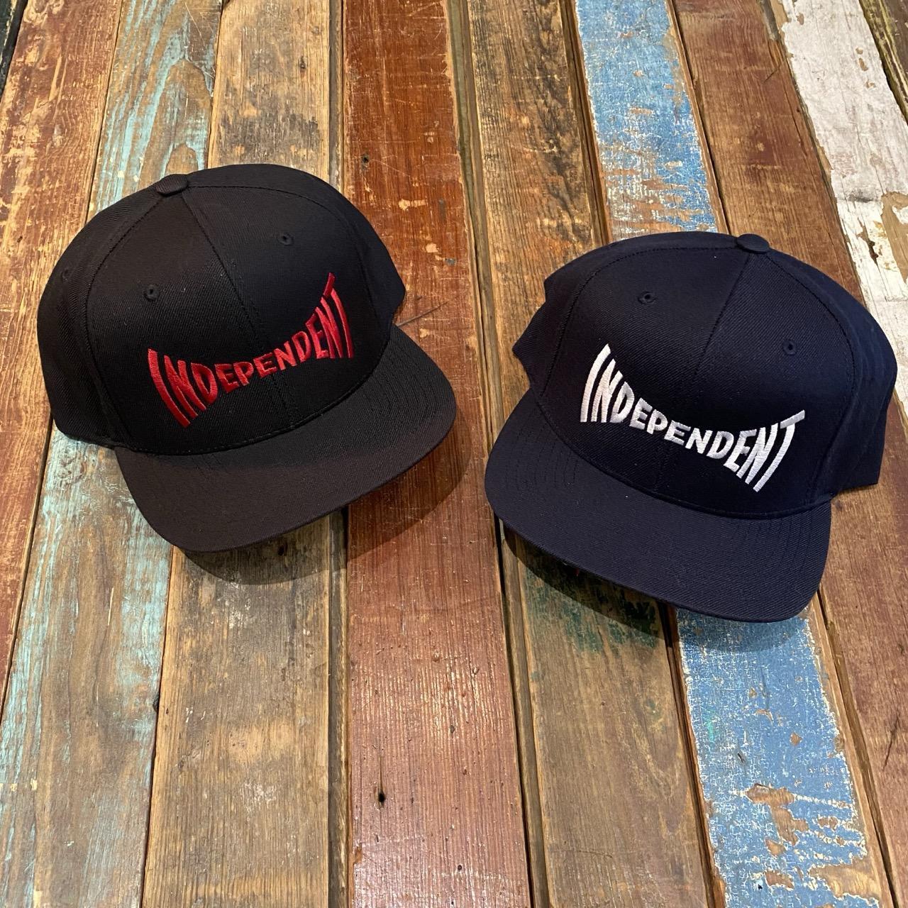 Independent Span Embroidered Snapback Structured Hat