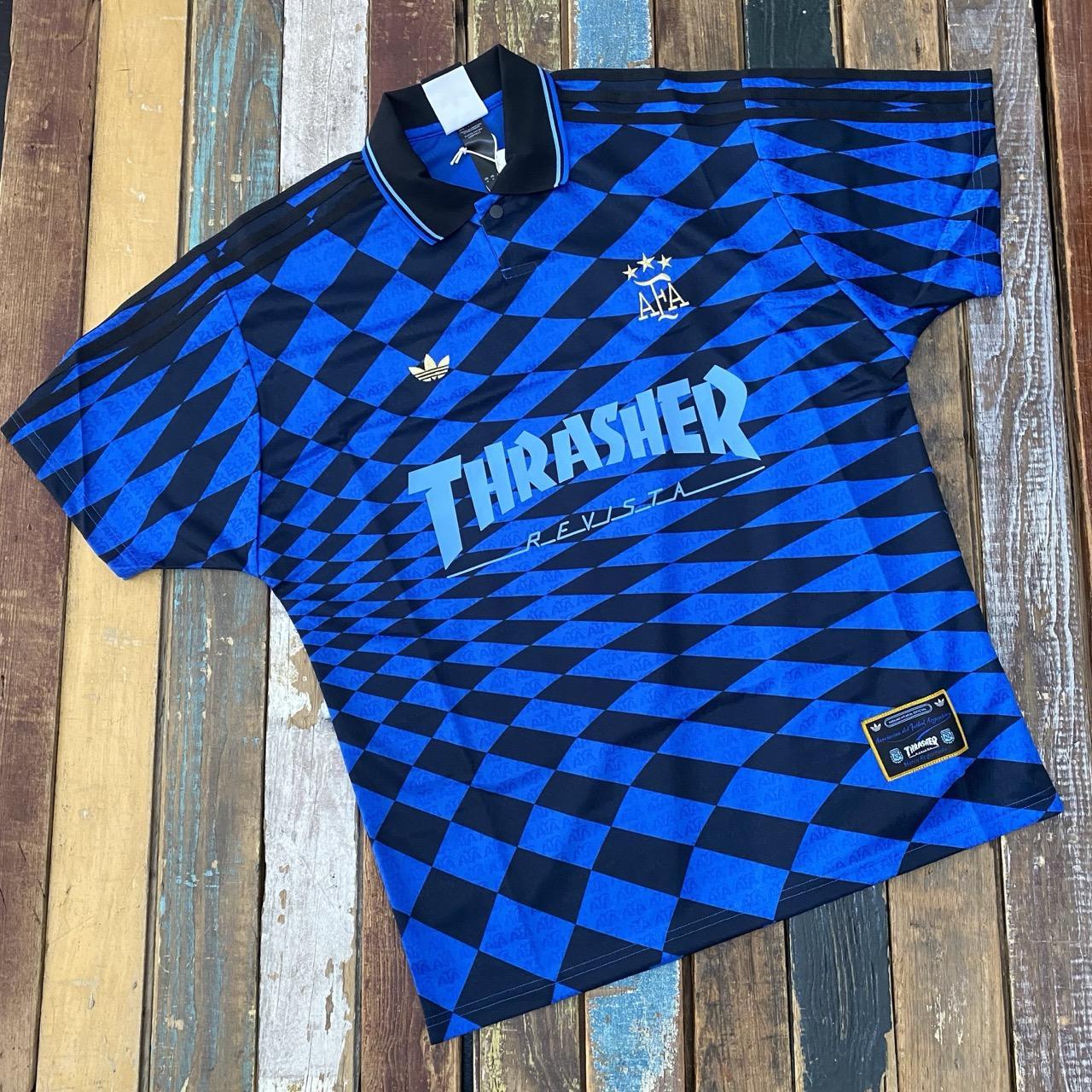 Adidas x Thrasher AFA Jersey Black/Blue