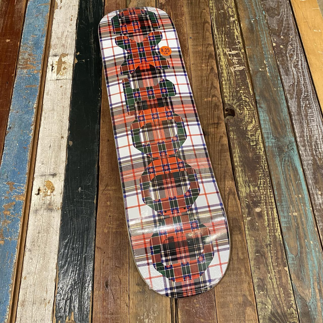 GX1000 OG LOGO Tartan White - 8.25" Deck
