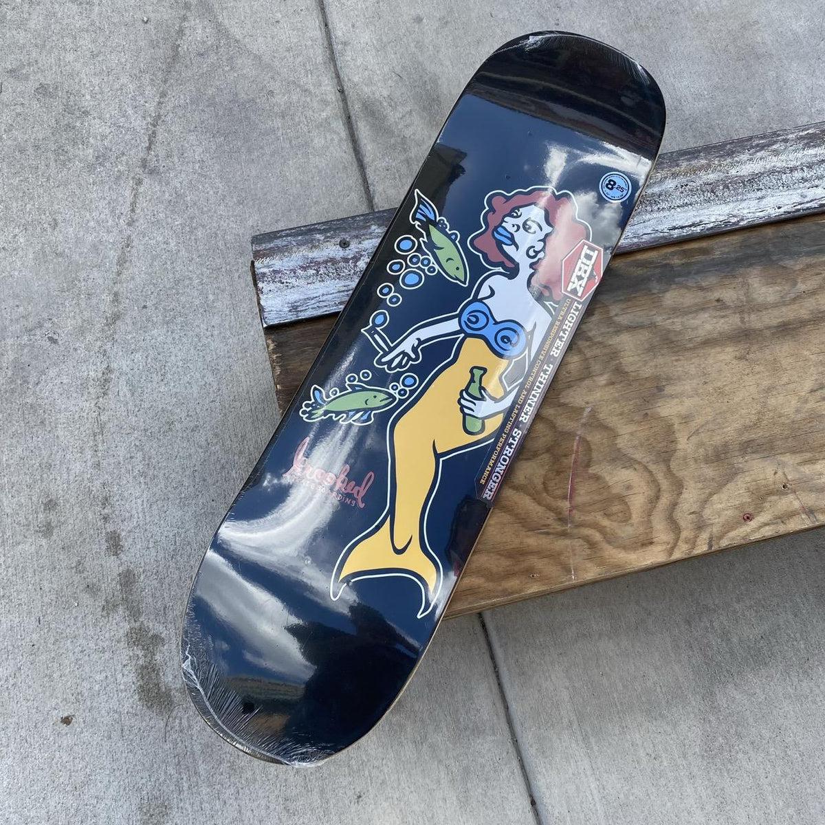Krooked DBX MERMAID BLK 8.25" Deck