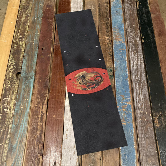 Red Oval Dragon Grip Tape Sheet 9 x 33