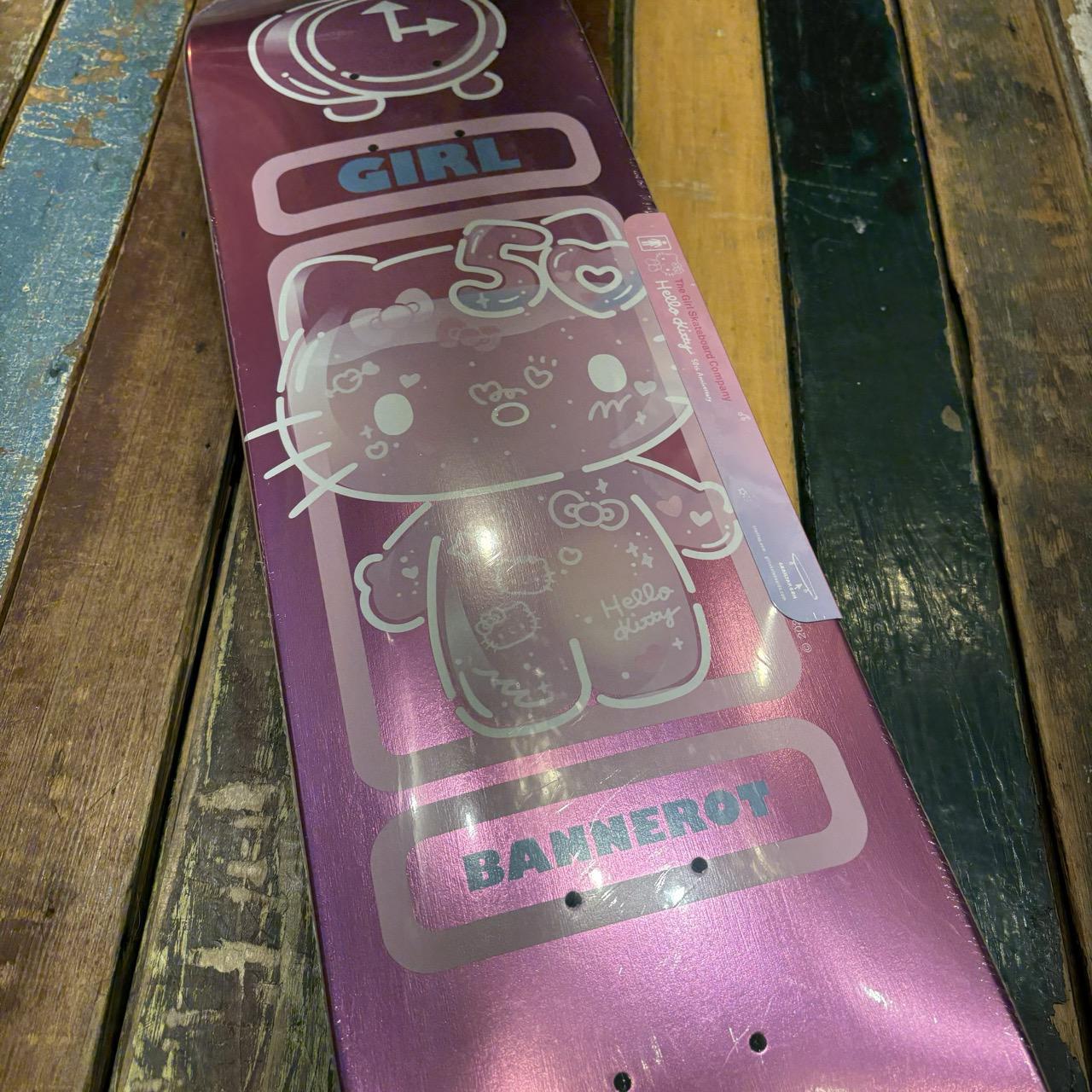 Simon Bannerot Girl Skateboards X Hello Kitty 50th Anniversary Deck