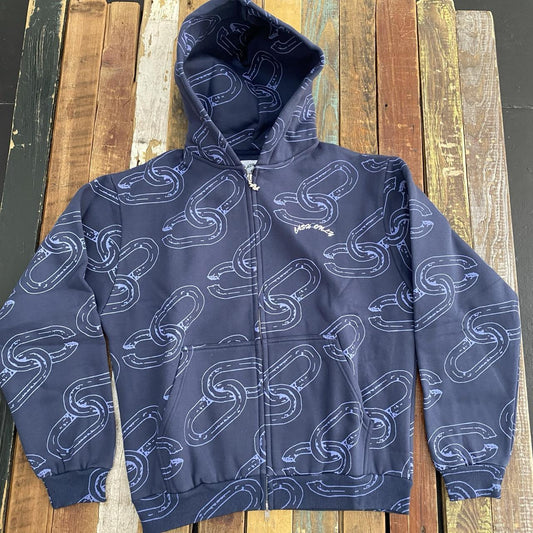 Cash Only Chain Zip-Thru Hood