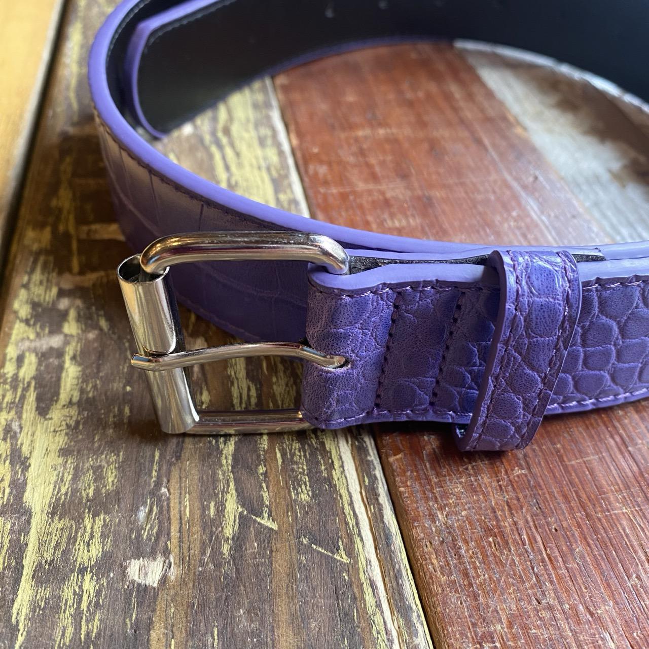 Loosey Croc Skin Purple Belt