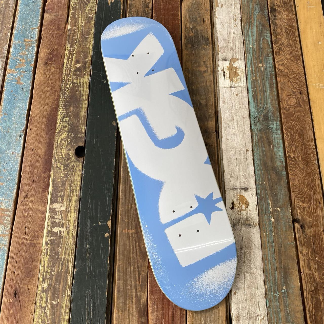 DGK O.G. Logo Deck Light Blue/White - 7.75"