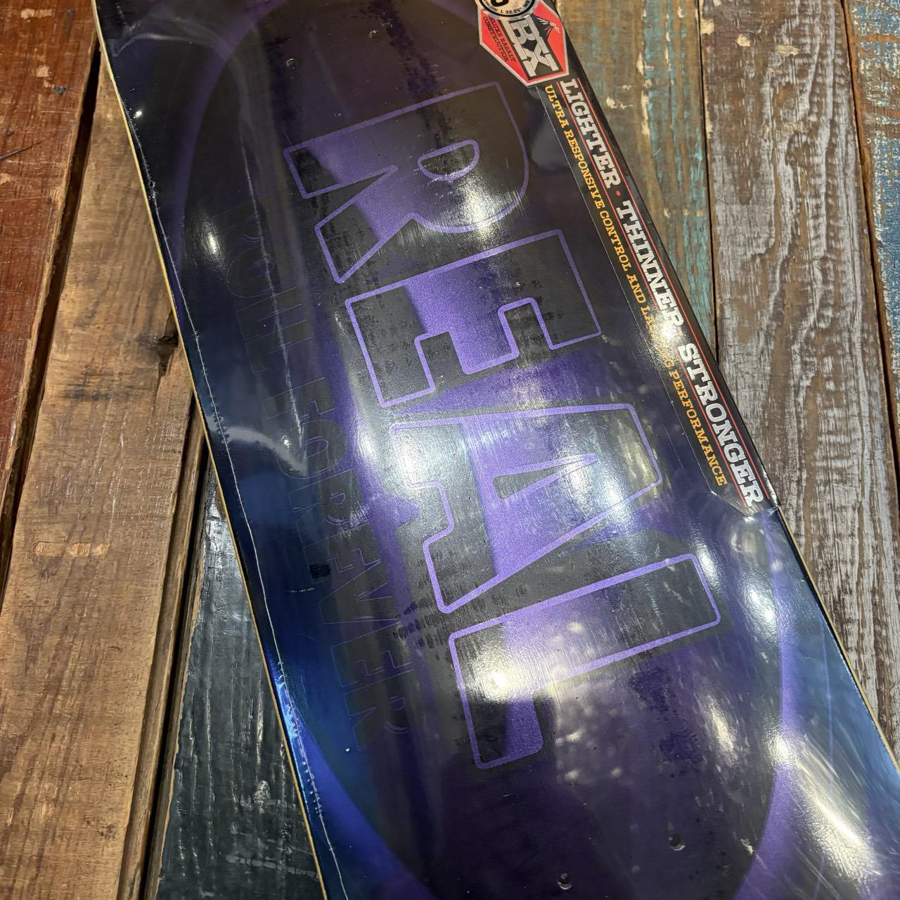 Real DBX Oval Purple Foil Deck 8.38"