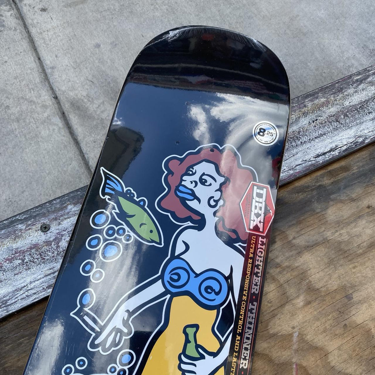 Krooked DBX MERMAID BLK 8.25" Deck