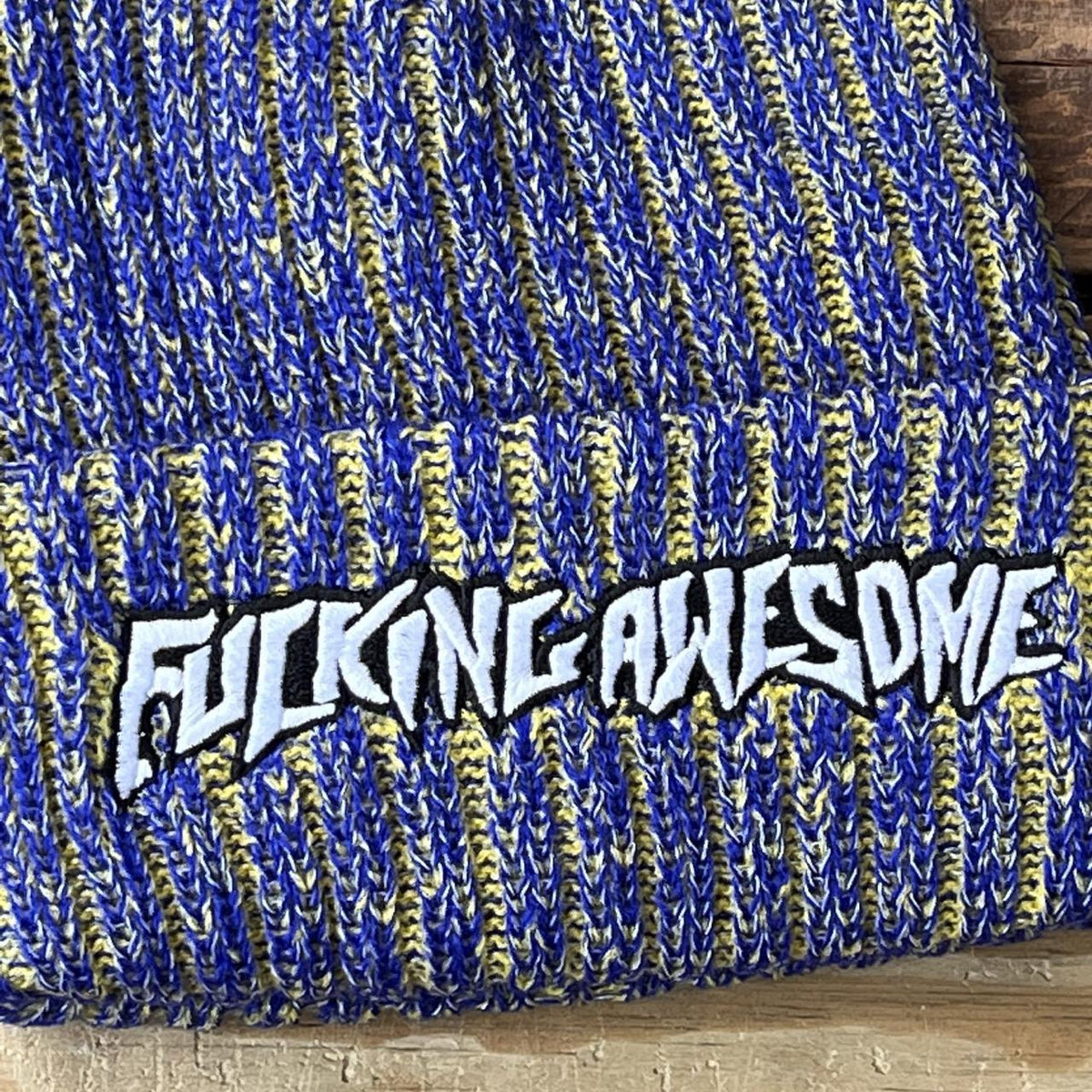 Fucking Awesome Reflective Stripe Beanie
