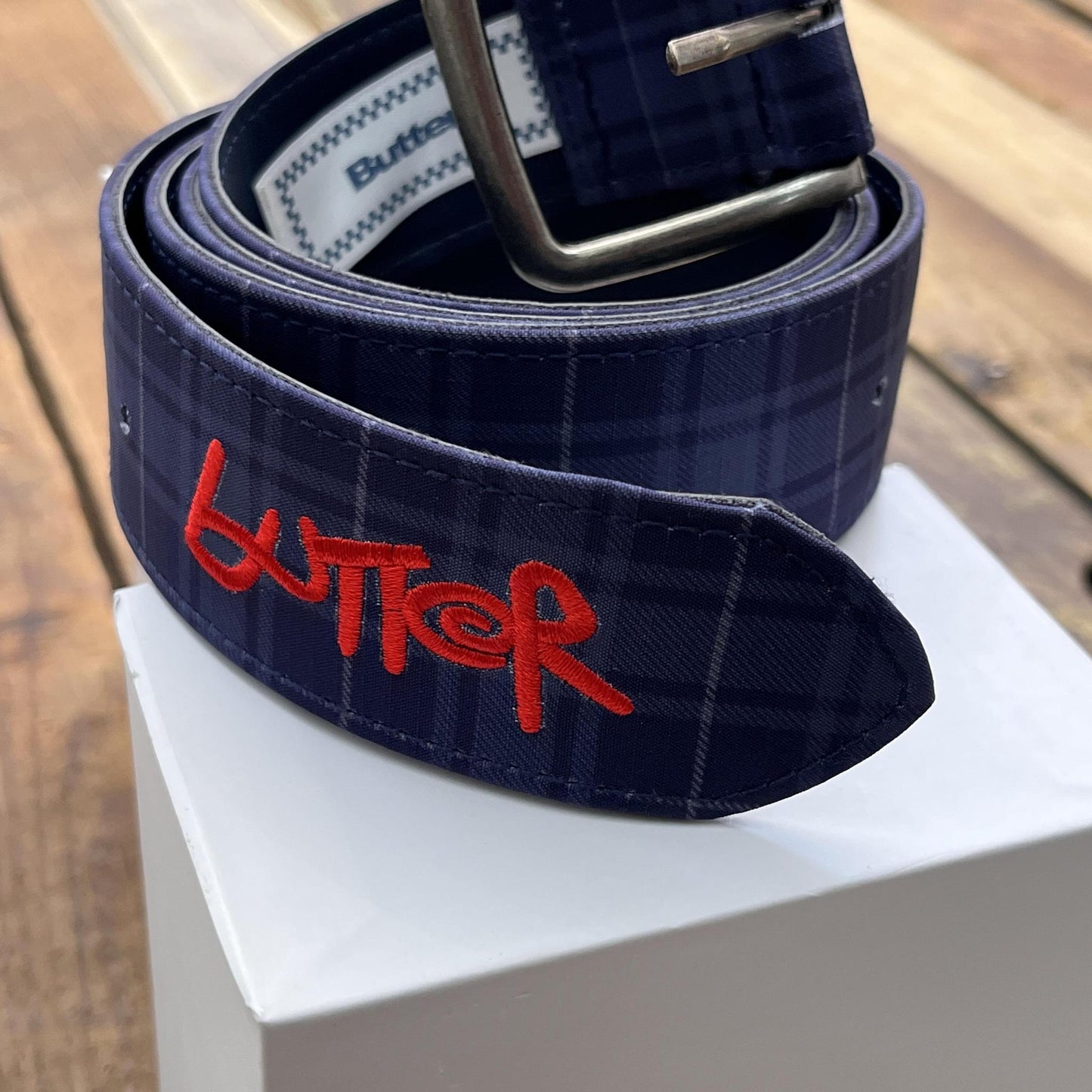 Plaid Belt