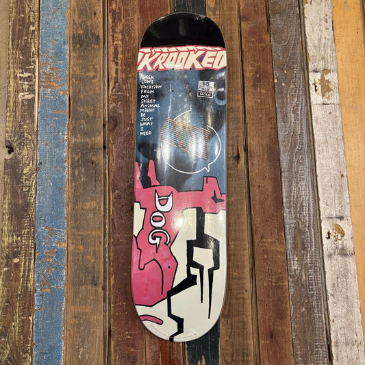 Krooked Skateboards UNA SPIRET ANIMAL 8.5" Deck