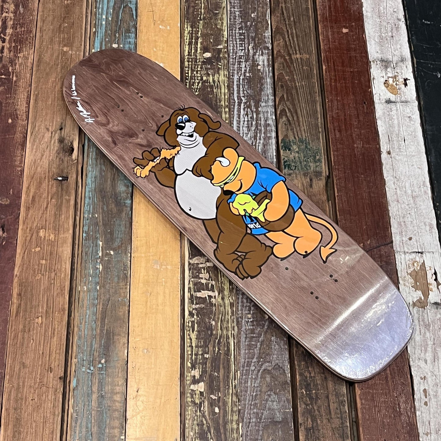 World LTD Edition Rodney Mullen Bear Screenprinted Deck - 7.375"