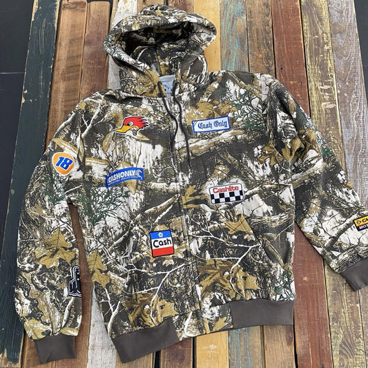Cash Only Service Zip-Thru Hood (Camo)