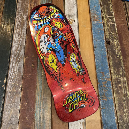 Stranger Things Grabke Max Melting Clock 9.7in x 29.4in Santa Cruz Deck