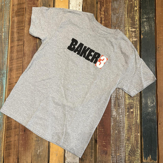 Baker 3 Heather Grey Tee