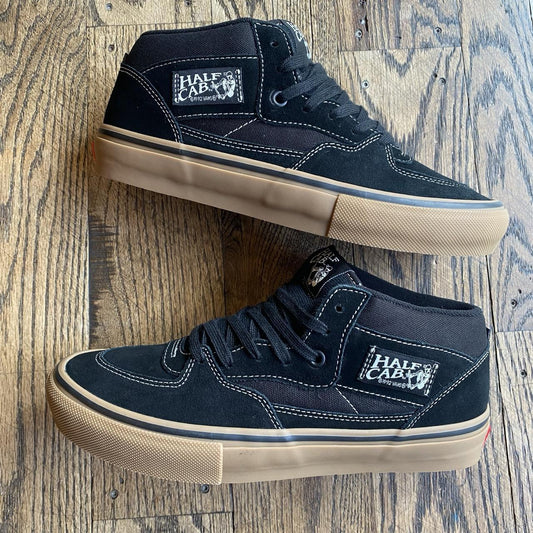 Vans Half Cab (Black/Gum Bottom/White)